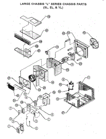 Chassis Parts parts for Friedrich Room Air Conditioner EL35J35-A from AppliancePartsPros.com