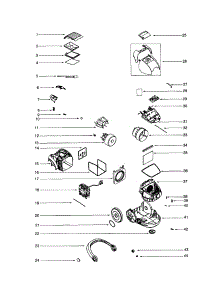 Motor Assembly / Handle parts for Electrolux Canister Vacuum EL6988A from AppliancePartsPros.com