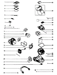 Main Body parts for Electrolux Canister Vacuum EL6988E from AppliancePartsPros.com