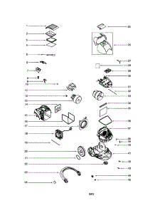 Motor Assembly / Base / Hood / Handle parts for Electrolux Canister Vacuum EL6989A from AppliancePartsPros.com