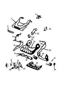 Base Assy parts for Electrolux Upright Vacuum EL8605A from AppliancePartsPros.com