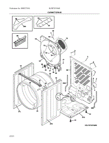 Cabinet / Drum parts for Electrolux Dryer ELFE7337AW0 from AppliancePartsPros.com