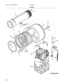 Motor parts for Electrolux Dryer ELFE7637BW0 from AppliancePartsPros.com