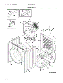 Cabinet / Drum parts for Electrolux Dryer ELFG7337AW0 from AppliancePartsPros.com