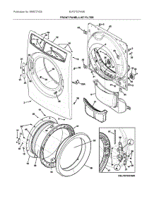 Front Panel / Lint Filter parts for Electrolux Dryer ELFG7337AW0 from AppliancePartsPros.com
