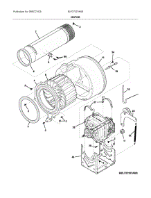 Motor parts for Electrolux Dryer ELFG7337AW0 from AppliancePartsPros.com