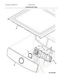 Controls / Top Apnel parts for Electrolux Dryer ELFG7437AW0 from AppliancePartsPros.com