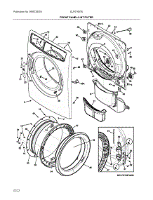 Front Panel / Lint Filter parts for Electrolux Dryer ELFG7637BT0 from AppliancePartsPros.com