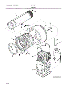 Motor parts for Electrolux Dryer ELFG7637BW0 from AppliancePartsPros.com