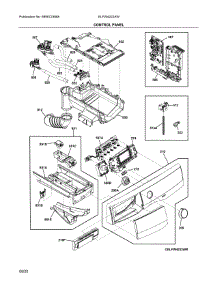 Control Panel parts for Electrolux Washer ELFW4222AW from AppliancePartsPros.com