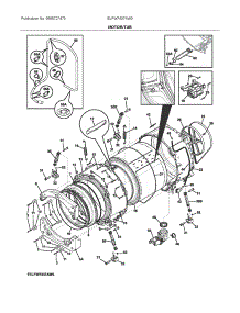 Motor / Tub parts for Electrolux Washer ELFW7437AW0 from AppliancePartsPros.com