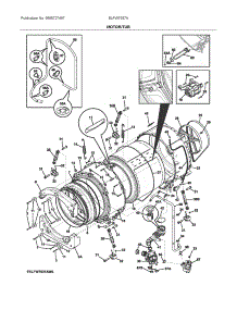Motor / Tub parts for Electrolux Washer ELFW7537AW0 from AppliancePartsPros.com