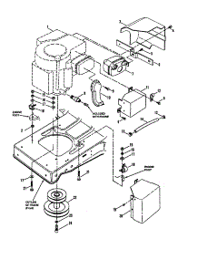 Engine Components parts for Snapper Front-Engine Lawn Tractor ELT140H33DBV from AppliancePartsPros.com