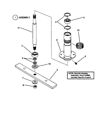 Spindle (Series 19) parts for Snapper Rear-Engine Riding Mower EM250819BE from AppliancePartsPros.com