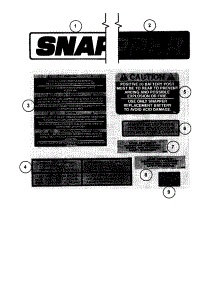 Decals parts for Snapper Rear-Engine Riding Mower EM281019BE from AppliancePartsPros.com