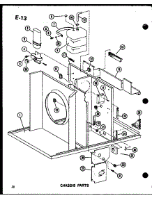 Chassis Parts (Epcg4213-1C / P67470-17C) (Epcg4815-1C / P67470-18C) (Epcg4815-3C / P67470-19C) (Epcg6017-1C / P67470-20C) (Epcg6017-3C / P67470-21C) parts for Amana Central Air Conditioner EPCG4812-1C/P67470-23C from AppliancePartsPros.com
