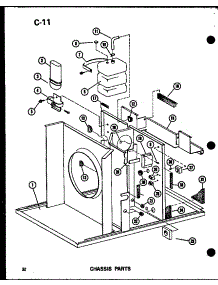 Chassis Parts (Epcg4212-1B / P67470-9C) (Epcg4812-1B / P67470-10C) (Epcg4812-3B / P67470-12C) (Epcg6012-1B / P67470-11C) (Epcg6012-3B / P67470-13C) parts for Amana Central Air Conditioner EPCG4812-3B/P67470-12C from AppliancePartsPros.com