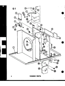 Chassis Parts (Epcg2408-1C / P67470-14C) (Epcg3010-1C / P67470-15C) (Epcg3612-1C / P67470-16C) parts for Amana Central Air Conditioner EPCG4812-3C/P67470-24C from AppliancePartsPros.com
