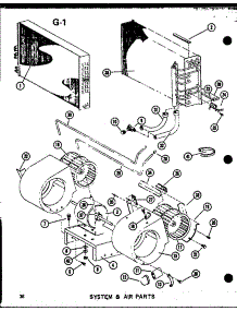 System & Air Parts (Epcg4212-1C / P67470-22C) (Epcg4812-1C / P67470-23C) (Epcg4812-3C / P67470-24C) (Epcg6012-1C / P67470-25C) (Epcg6012-3C / P67470-26C) parts for Amana Central Air Conditioner EPCG6012-1C/P67470-25C from AppliancePartsPros.com