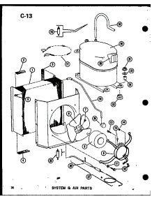 System & Air Parts (Epcg4212-1B / P67470-9C) (Epcg4812-1B / P67470-10C) (Epcg4812-3B / P67470-12C) (Epcg6012-1B / P67470-11C) (Epcg6012-3B / P67470-13C) parts for Amana Central Air Conditioner EPCG6017-1B/P67470-6C from AppliancePartsPros.com