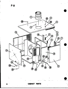 Cabinet Parts (Epcg4212-1C / P67470-22C) (Epcg4812-1C / P67470-23C) (Epcg4812-3C / P67470-24C) (Epcg6012-1C / P67470-25C) (Epcg6012-3C / P67470-26C) parts for Amana Central Air Conditioner EPCG6017-3C/P67470-21C from AppliancePartsPros.com