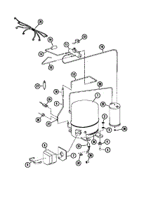 Compressor parts for Amana Furnace EPH06000-1A/P67220-8C from AppliancePartsPros.com
