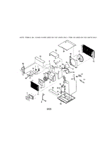 Chassis parts for Friedrich Room Air Conditioner EQ08L11-A from AppliancePartsPros.com