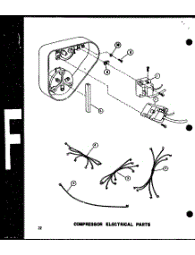 Compressor Electrical Parts (Rhq48-001 / P55201-47C) (Rhq48-003 / P55201-48C) (Rhq48-001 / P55201-49C) (Rhq48-003 / P55201-50C) (Rhq60-001 / P55201-51C) (Rhq60-003 / P55201-52C) parts for Amana Central Air Conditioner ERHQ30/P55200-52C from AppliancePartsPros.com