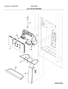 Ice & Water Dispenser parts for Electrolux Bottom-Mount Refrigerator ERMC2295AS from AppliancePartsPros.com