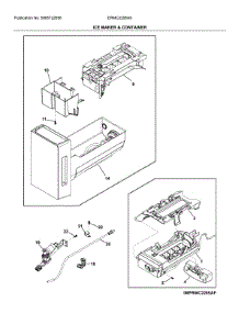 Ice Makers & Container parts for Electrolux Bottom-Mount Refrigerator ERMC2295AS from AppliancePartsPros.com
