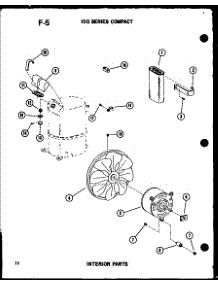 100 Series Compact Interior Parts parts for Amana Room Air Conditioner ES106-2HL/P67231-23R from AppliancePartsPros.com