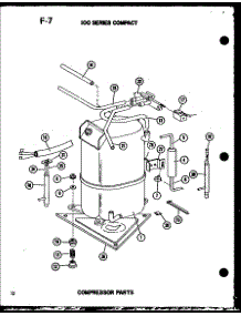 100 Series Compact Compressor Parts parts for Amana Room Air Conditioner ES106-2HL/P67231-23R from AppliancePartsPros.com