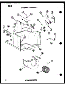 100 Series Compact Interior Parts (Es108-2Ek / P67231-21R) parts for Amana Room Air Conditioner ES108-2EK/P67231-21R from AppliancePartsPros.com
