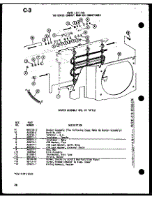 Heater Assembly Mfg. By Tuttle (Es108-2Ek / P67231-21R) parts for Amana Room Air Conditioner ES108-2EK/P67231-21R from AppliancePartsPros.com