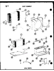 Coil Parts (Es7-2Ms / P54974-45R) (Es9-2Ms / P54974-46R) (Es11-2Ams / P54974-47R) (Es12-2Ms / P54974-48R) parts for Amana Room Air Conditioner ES11-2AMS/P54974-47R from AppliancePartsPros.com