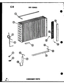 Condenser Parts (218D-3Ws / P55417-79R) parts for Amana Room Air Conditioner ES213-2MK/P67535-3R from AppliancePartsPros.com