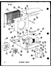 Interior Parts parts for Amana Room Air Conditioner ES213-3HEL/P67535-8R from AppliancePartsPros.com