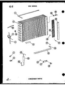 Condenser Parts parts for Amana Room Air Conditioner ES216D-3MS/P55417-61R from AppliancePartsPros.com