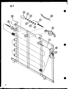 Heater Assembly parts for Amana Room Air Conditioner ES218-3HEL/P67535-9R from AppliancePartsPros.com