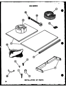 Installation Kit Parts parts for Amana Room Air Conditioner ES218-3SPT/P67535-2R from AppliancePartsPros.com