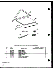 (Wes2183hes / P9938612r) (W18c3hes / P9938616r) parts for Amana Room Air Conditioner ES2183HER-P9938602R from AppliancePartsPros.com