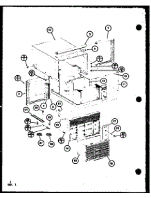 Exterior Parts parts for Amana Room Air Conditioner ES5P2MR/P9931502R from AppliancePartsPros.com
