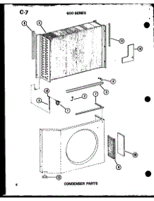 Condenser Parts parts for Amana Room Air Conditioner ES629-3R/P54720-99R from AppliancePartsPros.com