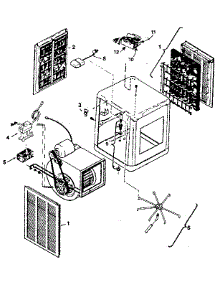 Evaporator parts for Arvin Evaporative Cooler ES630C from AppliancePartsPros.com