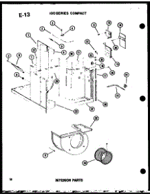 100 Series Compact (113-3Hew / P67231-20R) parts for Amana Room Air Conditioner ES7-2MT/P54974-57R from AppliancePartsPros.com