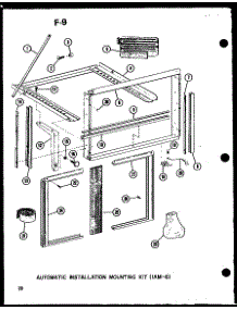 Automatic Installation Mounting Kit (Iam-6) (113-3Hew / P67231-20R) parts for Amana Room Air Conditioner ES7-2MT/P54974-57R from AppliancePartsPros.com