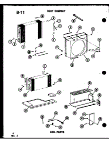 Coil Parts parts for Amana Room Air Conditioner ES9-2ML/P68818-1R from AppliancePartsPros.com