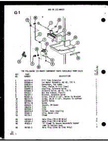 Add On Ice Maker (Ic-2 / P36415-2W) parts for Amana Bottom-Mount Refrigerator ESBFC-16D-C-P74935-1WC from AppliancePartsPros.com
