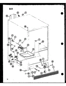 (Esrfc16b / P60235-16W) parts for Amana Bottom-Mount Refrigerator ESBFC16AG-P60235-16AG from AppliancePartsPros.com