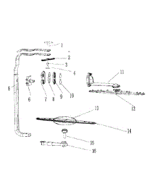 Sprayer Assy parts for  Dishwasher ESD300 from AppliancePartsPros.com